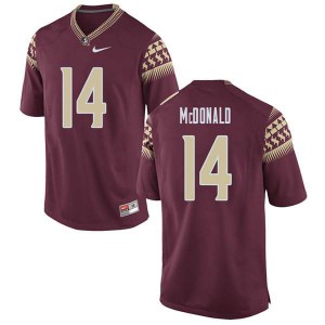 Men's Seminoles #14 Nolan Mcdonald Garnet Stitched Jerseys 880933-893