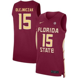Men Florida State Seminoles #15 Dominik Olejniczak Garnet Stitched Jersey 210751-913