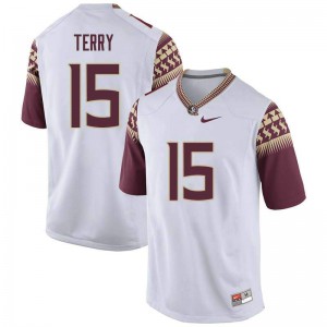 Mens Seminoles #15 Tamorrion Terry White Stitch Jerseys 905827-668