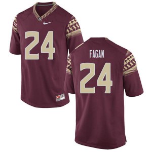 Men's FSU Seminoles #24 Cyrus Fagan Garnet NCAA Jersey 241222-399