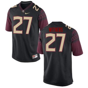 Men's Florida State #27 Tyriq Withers Black High School Jersey 159205-505