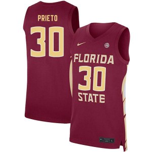 Men Florida State #30 Harrison Prieto Garnet College Jerseys 881380-577