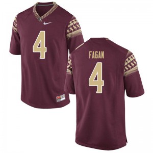 Men's FSU Seminoles #4 Cyrus Fagan Garnet Football Jersey 671925-219