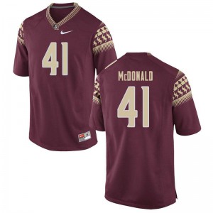Men FSU #41 Nolan Mcdonald Garnet Stitched Jerseys 822844-586
