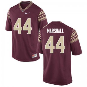 Men's Seminoles #44 Chandler Marshall Garnet Football Jersey 522785-177