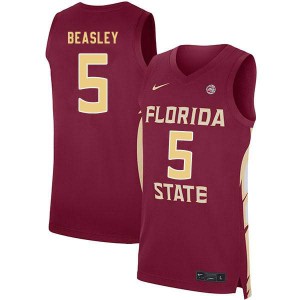 Mens Seminoles #5 Malik Beasley Garnet Stitch Jerseys 569729-918
