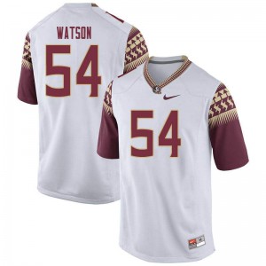 Men FSU #54 Ricardo Watson White Stitched Jersey 176105-243