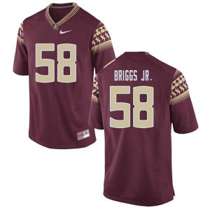 Men FSU #58 Dennis Briggs Jr. Garnet Player Jerseys 679429-723