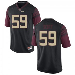 Mens FSU #59 Brady Scott Black Stitch Jerseys 221704-694