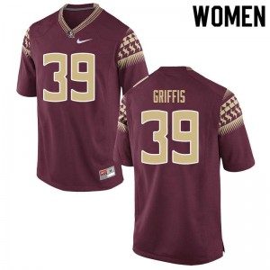 Women FSU #39 Josh Griffis Garnet Player Jersey 399826-766