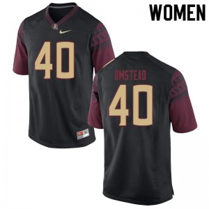 Women Seminoles #40 Ethan Umstead Black Stitched Jerseys 518765-456
