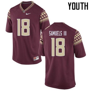 Youth FSU #18 Stanford Samuels III Garnet Player Jersey 851169-662