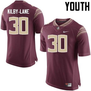Youth Florida State #30 ShMar Kilby-Lane Garnet Player Jerseys 818305-639