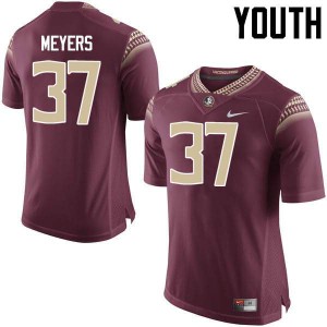 Youth FSU Seminoles #37 Kyle Meyers Garnet High School Jerseys 951041-278