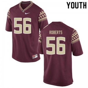Youth Seminoles #56 Ryan Roberts Garnet College Jersey 389007-701