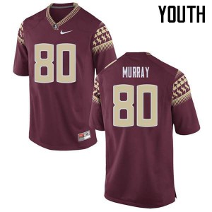 Youth Seminoles #80 Nyqwan Murray Garnet NCAA Jersey 587478-803