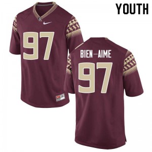 Youth Florida State #97 Andy Bien-Aime Garnet University Jersey 236514-853